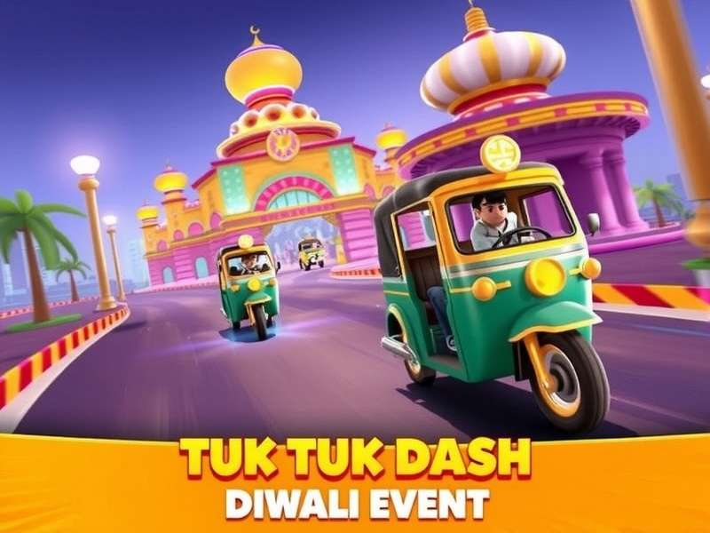 Tuk Tuk Dash Dynamo Gameplay Screenshot